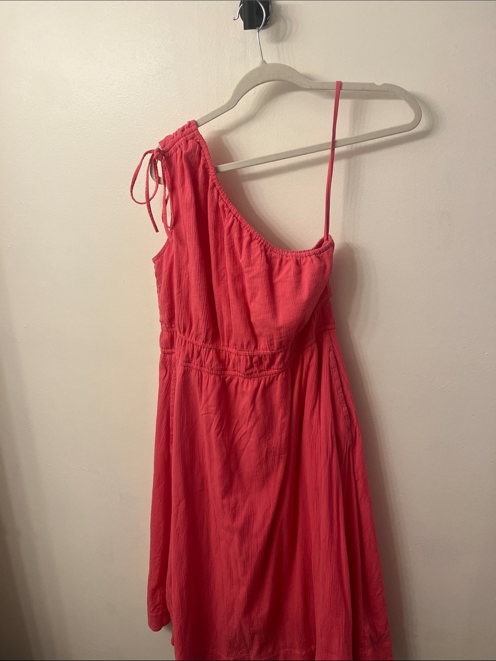 Women’s One-Shoulder 100% cotton dress